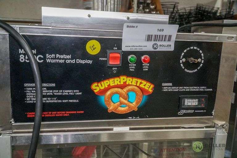 J&J Snack Foods 850C Soft Pretzel Warmer and Display Roller Auctions