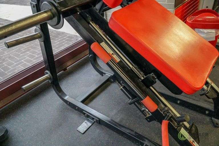 Body Masters LXP742 40Degree Hack Squat, Plate Loaded Roller Auctions