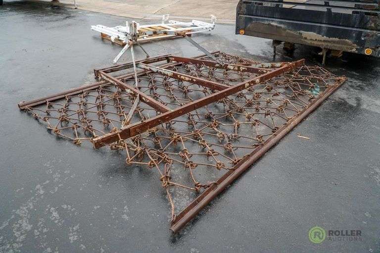 Pull Behind Tractor Drag Attachment Roller Auctions