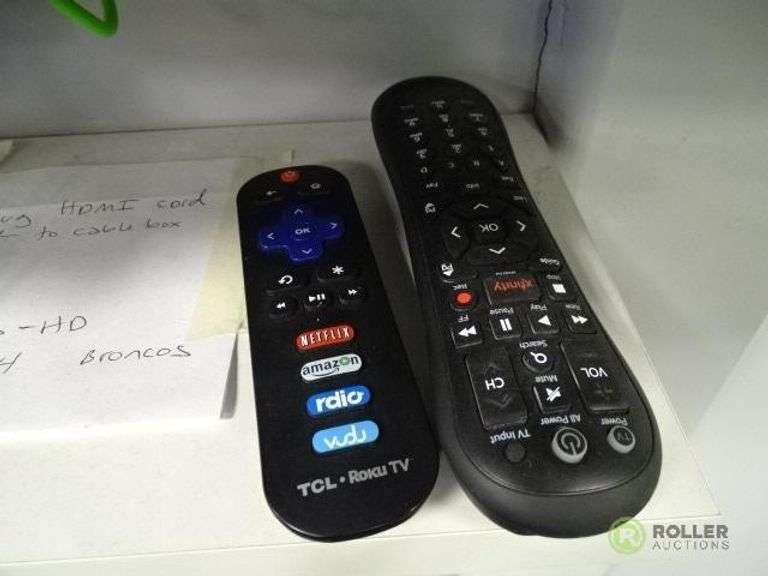 TCL 43S303 43in Flat Screen Roku TV, Remote, Wall Mount and Flat