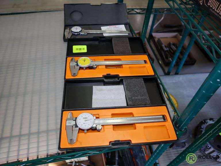 Peacock No. 6350 and (2) NSK Precision Dial Calipers Roller Auctions