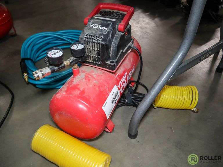 Hyper Tough 0100313A Horizontal Air Compressor, 3Gallon, Electric
