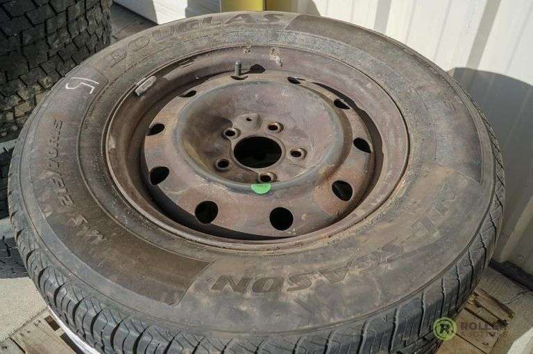 (4) Douglas All Season 215/70R15 Tires With Wheels Roller Auctions