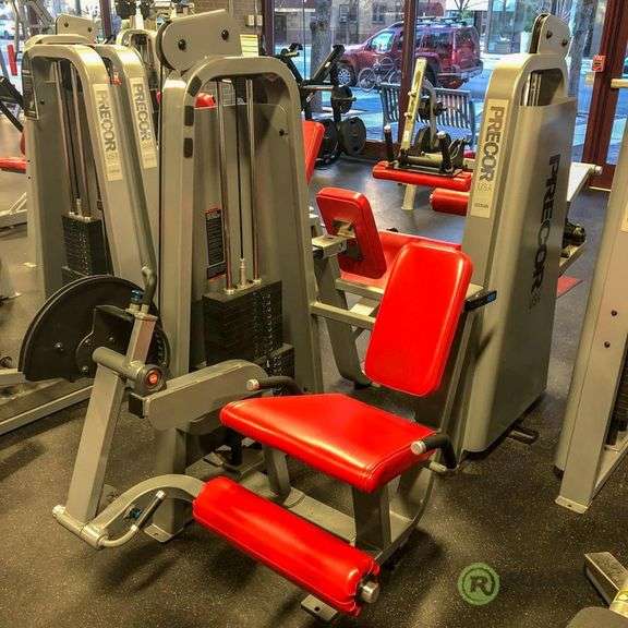 Precor Icarian Seated Leg Extension Cable Machine Roller Auctions