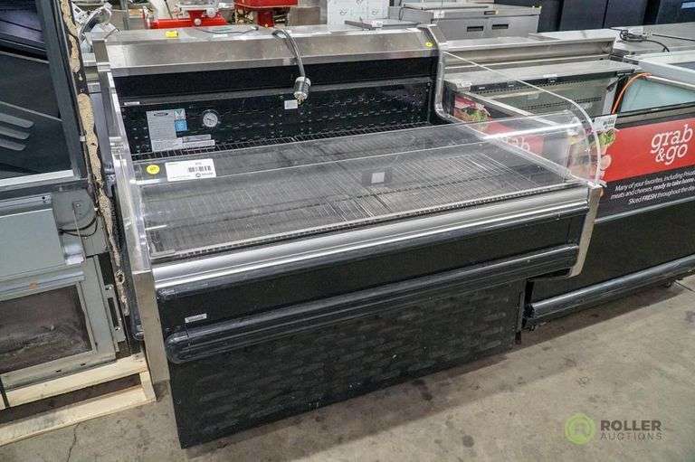 Heat Craft MX1LC04CUN 53in Refrigerated Open Air Merchandiser on Casters Roller Auctions