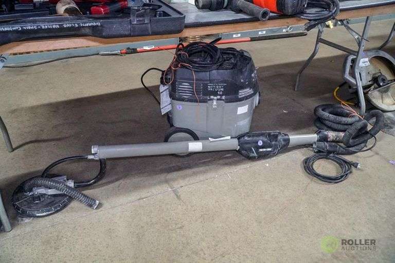 Porter Cable Drywall Sander and Wet / Dry Vacuum Roller Auctions
