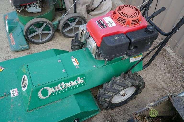 Billy Goat Outback Brush Cutter, Honda 11 HP Gas Engine Roller Auctions