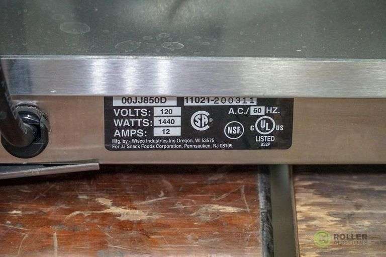 J&J Snack Foods 850C Soft Pretzel Warmer and Display Roller Auctions