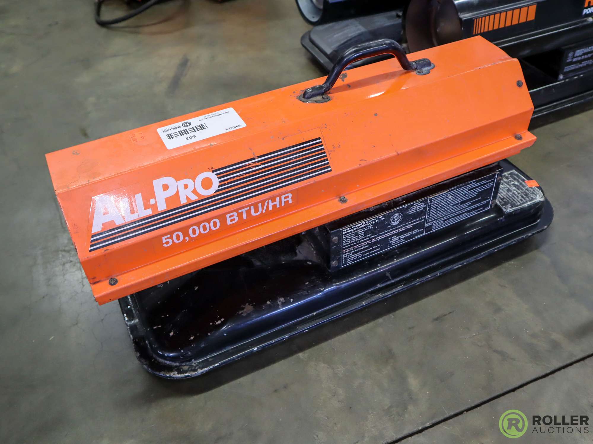 Scheu Allpro SPC-K50 Portable Heater - Roller Auctions