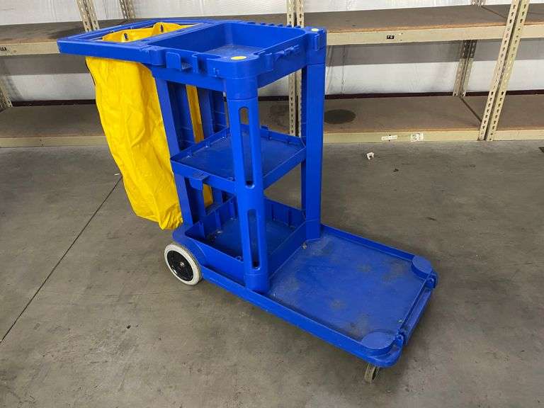 Continental Plastic Janitorial Cart Roller Auctions