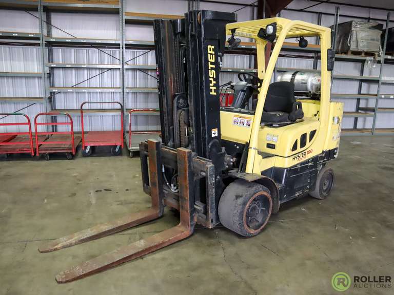 2009 Hyster Fortis 100 S100FTBCS 10000Lb Propane Forklift, 48in Forks
