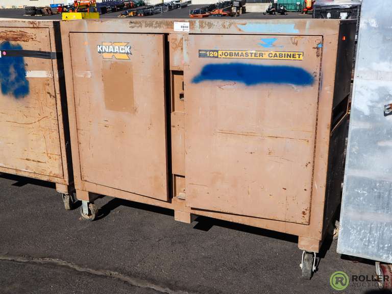 Knaack 129 Jobmaster Gang Box on Casters Roller Auctions