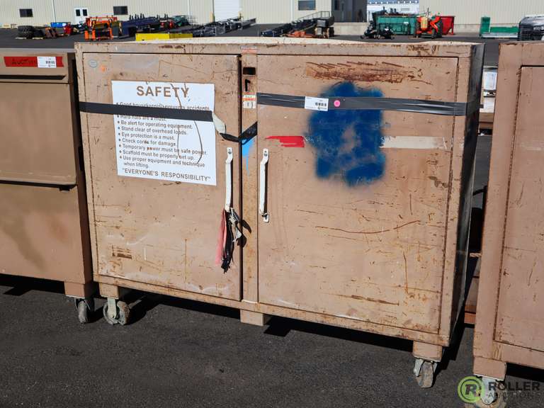 Knaack 129 Jobmaster Gang Box on Casters Roller Auctions