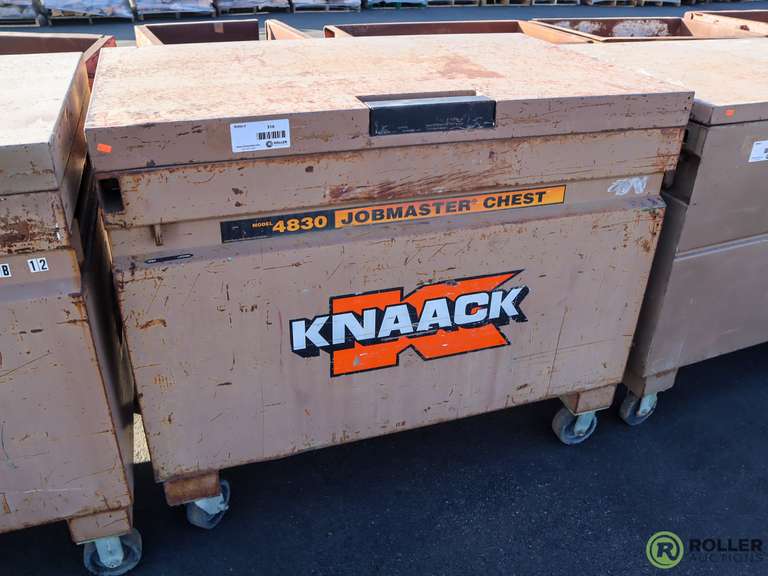 Knaack 4830 Jobmaster Chest Gang Box on Casters Roller Auctions