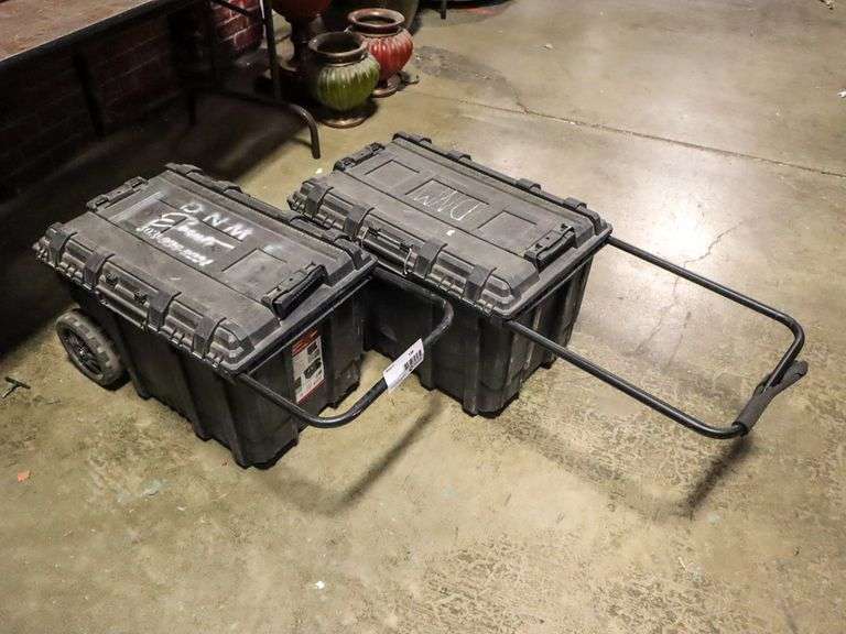 15 Gallon Jobsite Carts Roller Auctions