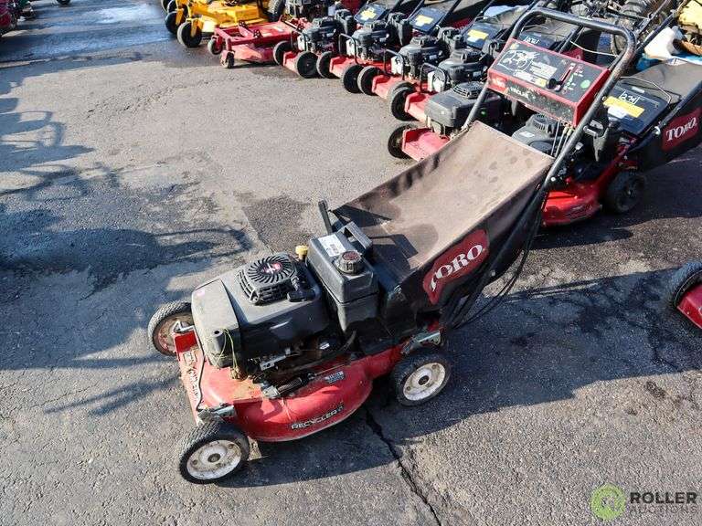 Toro Commercial Push Mower, Gas, 19in Cut Roller Auctions