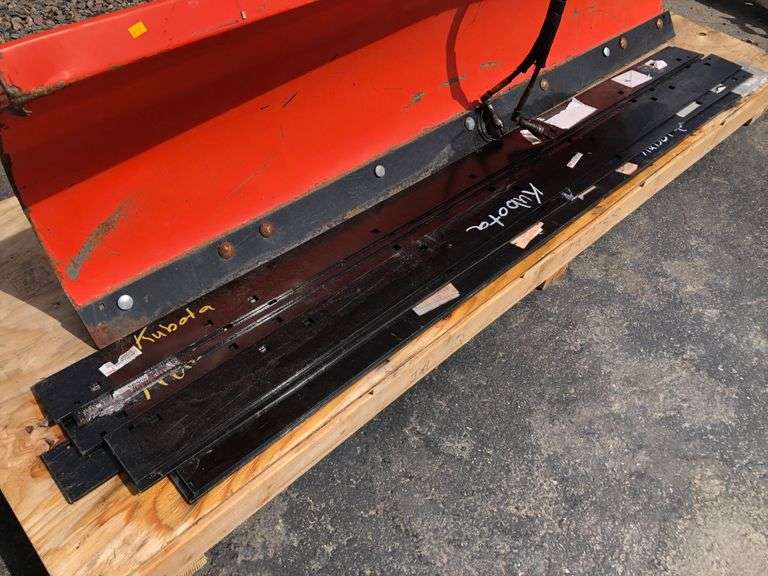 Kubota V5294 77in Snow Plow Attachment with Extra Cutting Edges Roller Auctions