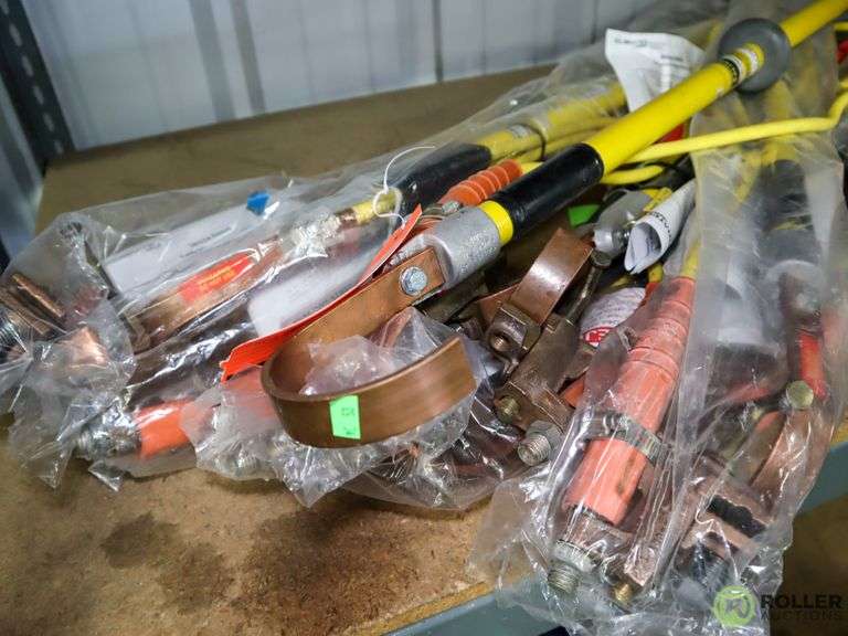 (6) Transcat Static Discharge Sticks and Safety Gloves Roller Auctions