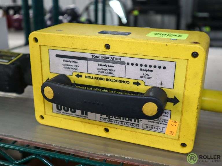 Pipehorn Locator with High Frequency Transmitter Roller Auctions