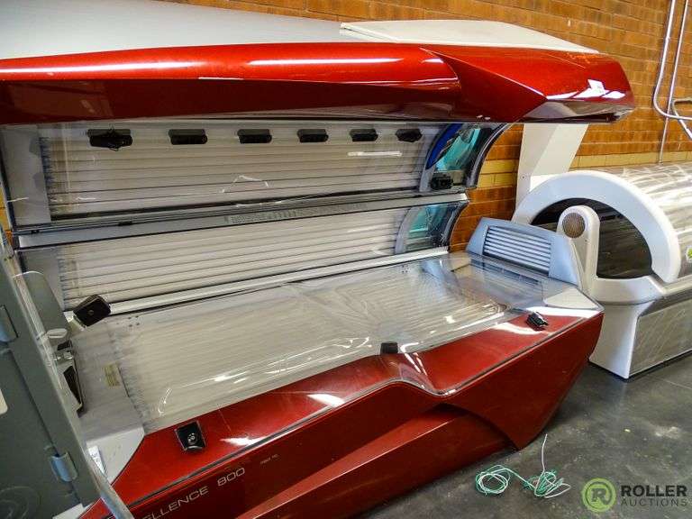 JK Products Ergoline Excellence 800 Tanning Bed, MFD 2003, 50Amp, 3ph