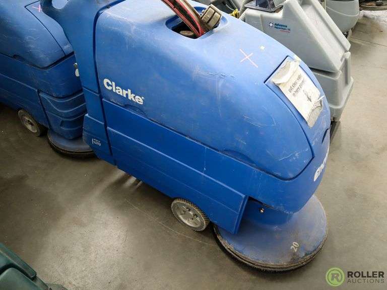 (2) Clarke Encore S Class Pad Driven Floor Scrubbers (Inoperable