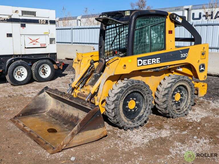 2008 John Deere 320 Skid Steer Loader Roller Auctions