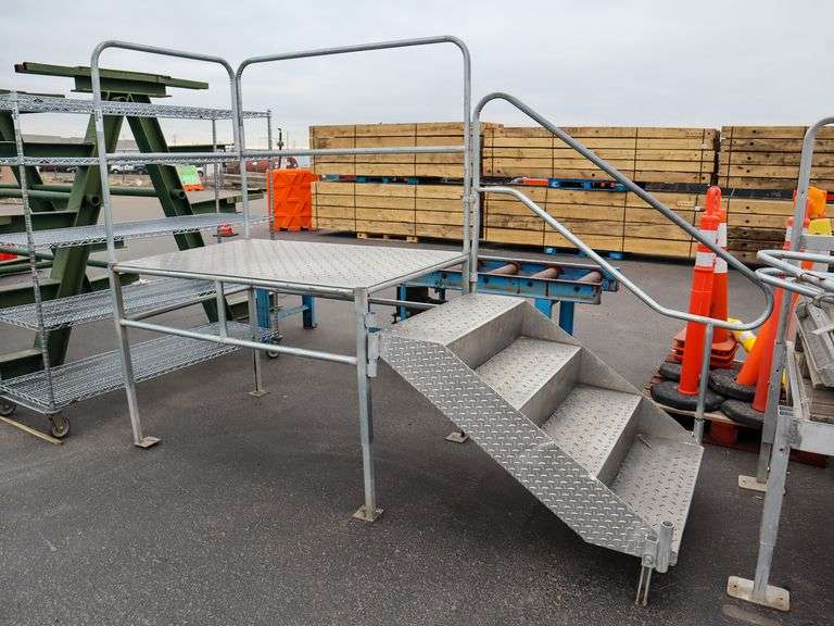 Trailer Access Platforms with Stairs Roller Auctions