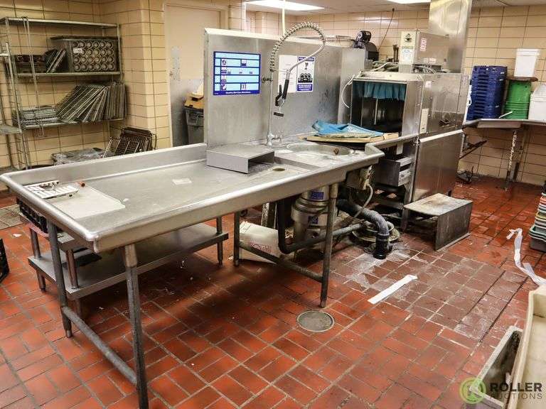 AutoChlor AC44 Conveyor Commercial Dish Machine, 208/3ph with 10
