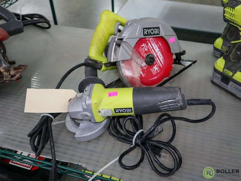 Ryobi CSB125 Circular Saw and AG4031G 