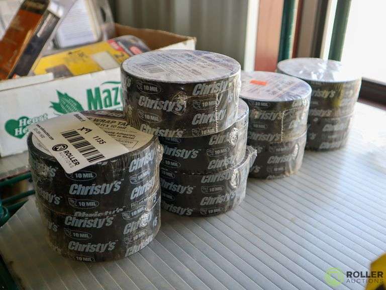 (9) Christy's Pipe Wrap Tape Roller Auctions