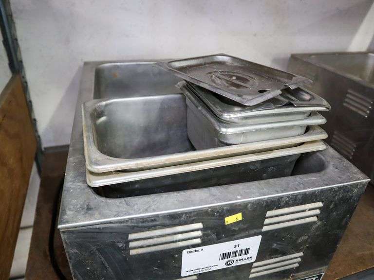 Adcraft FW1200WF Full Size Food Warmer With (5) Stainless Steel