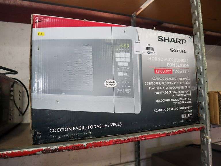 Unused Sharp R551ZM Sensor Microwave Roller Auctions