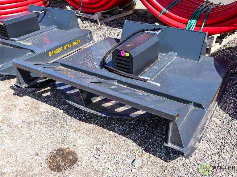 New Wolverine 72in Hydraulic Brush Mowing Attachment To Fit Skid Steer