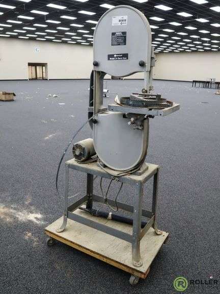 Rockwell Model 14 Bandsaw - Roller Auction