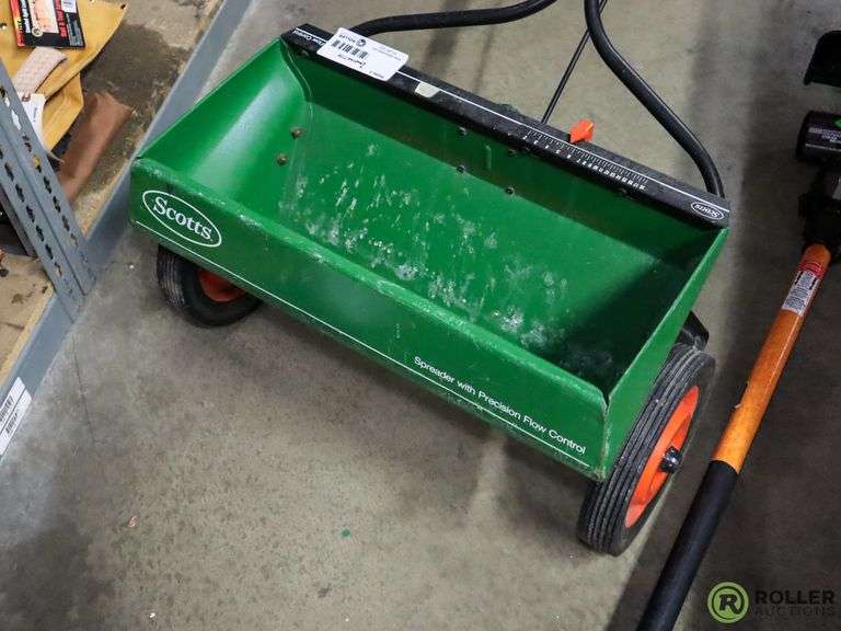 Scotts Spreader With Flow Control, Remington Branch Wizard Plus Pole