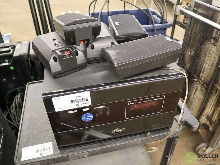 Genesis Media Labs G6040 Surround Sound System With (5) Speakers Roller Auctions