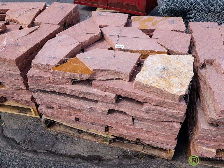 Pallet of Flagstone Landscape Rock Roller Auctions