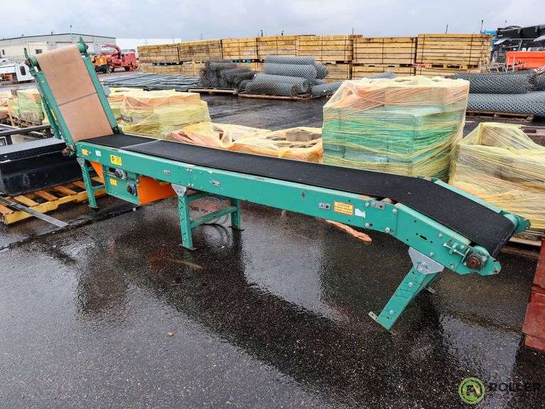 16' x 18in Electric Conveyor Belt Roller Auctions