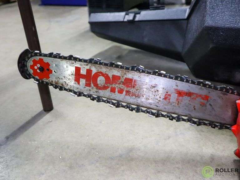 Homelite Textron 10563A Chainsaw, Gas Mix Roller Auctions