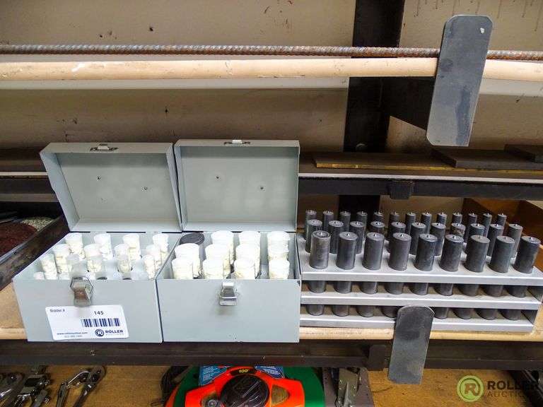 Transfer Punches, 1/2in 1in by 64ths, Blind Hole Spotter Set, 1/8in