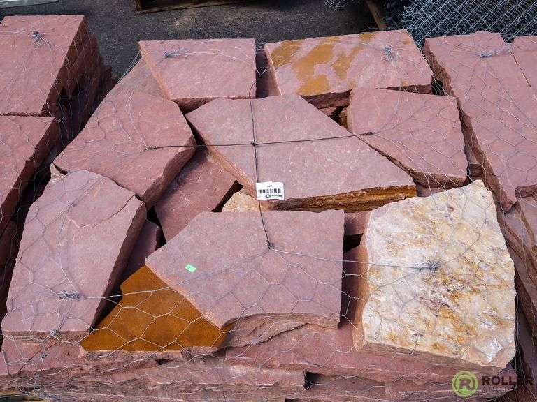 Pallet of Flagstone Landscape Rock Roller Auctions