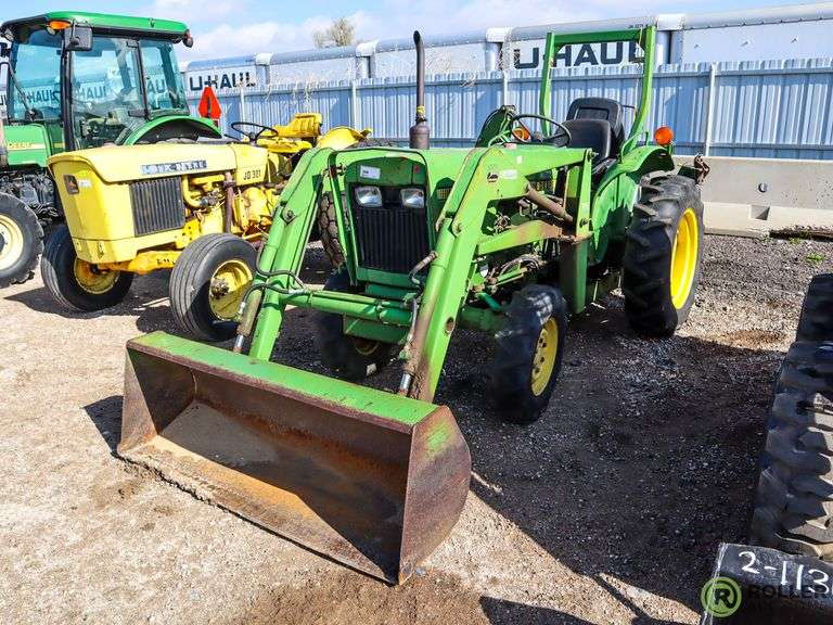 John Deere 850 4WD Tractor/Loader Roller Auctions