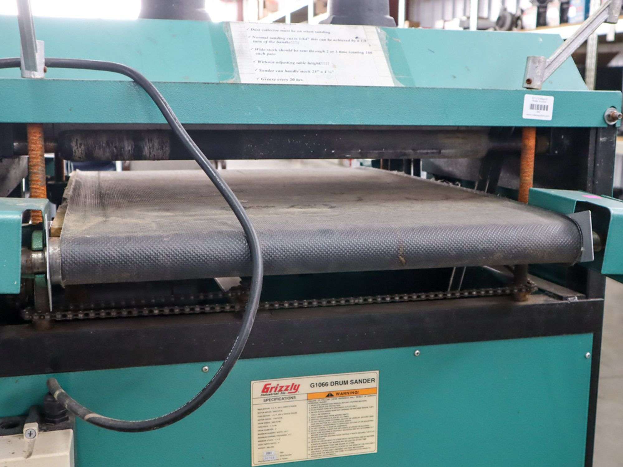 Grizzly G1066 Drum Sander, Single Phase 