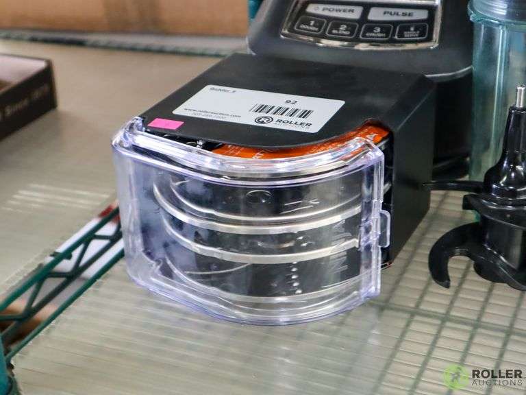 Ninja BL770W Blender, Grate Plates, Food Processor Attachment, Blades, and Personal Size Cups