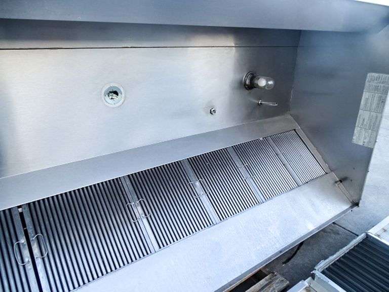 Captive Aire 5430 ND2 Stainless Steel Hood, 123in x 54in Roller Auctions