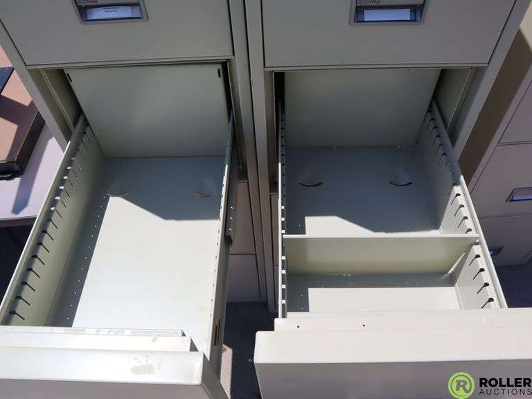 (2) Schwab 2500 Locking File Fire Proof Roller Auctions
