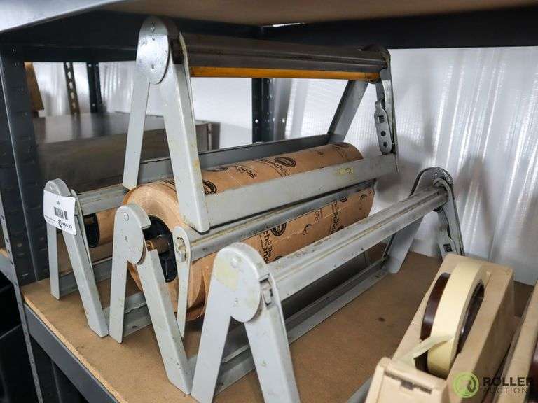 (4) Butcher Paper Dispensers, (3) Tape Dispensers and Basket Liners