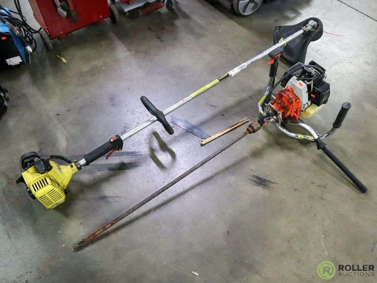 John Deere 215 String Trimmer, Gas and Stihl BT106C Post Hole Digger