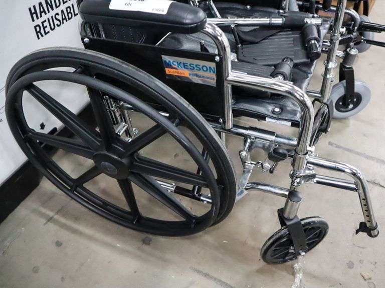 McKesson Sunmark Performance Wheelchair, 18" Roller Auctions