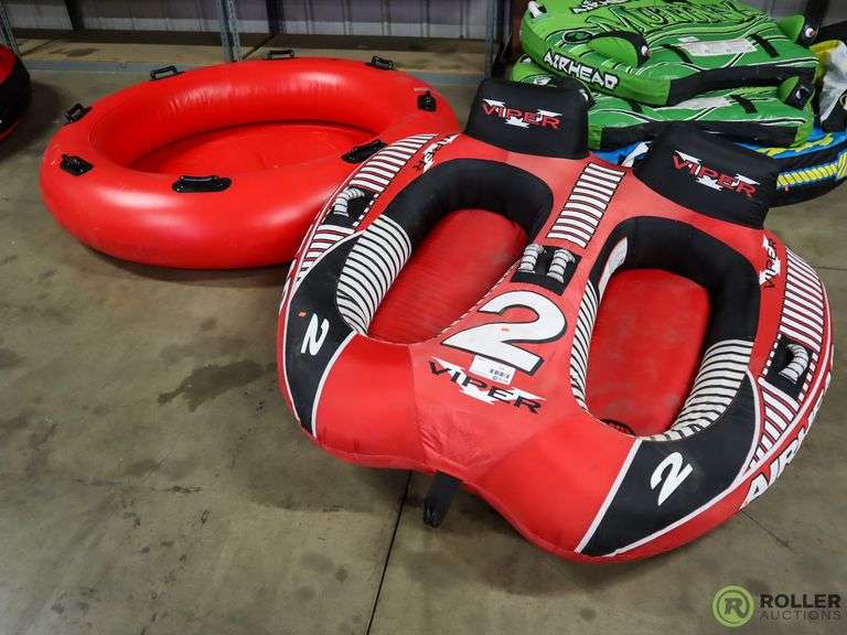 Viper 2Person Tow Behind Inflatables and Inflatable Raft, Patched